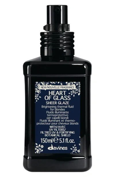 Davines Heart Of Glass Sheer Glaze In Transparent