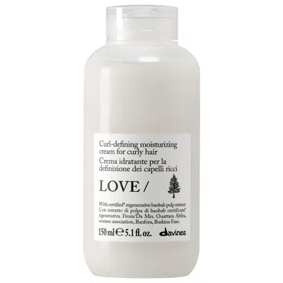 Davines Love Curl Cream For Curly Hair 5.1 Fl Oz/150 ml In Transparent