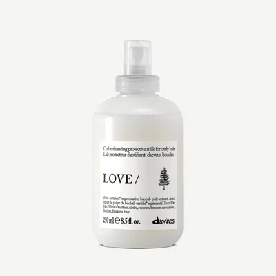 Davines Love Curl Enhancing Milk Essential Haircare In Transparent