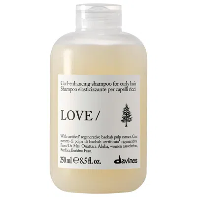 Davines Love Curl Shampoo Essential Haircare In Transparent
