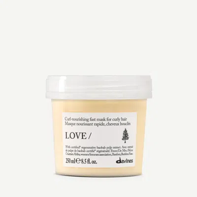 Davines Love Curl Mask Essential Haircare In Transparent