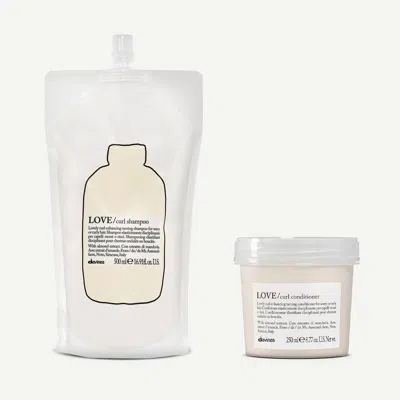 Davines Love Curl Refill Duo Set In Transparent