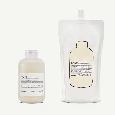 Davines Love Curl Shampoo Refill Duo In White