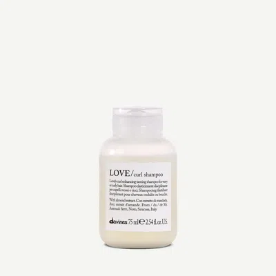 Davines Love Curl Shampoo Set In Transparent