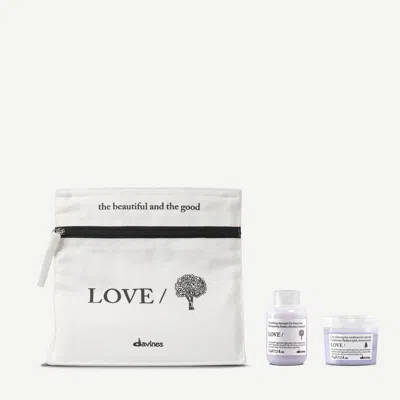 Davines Love Smoothing Discovery Kit In Transparent
