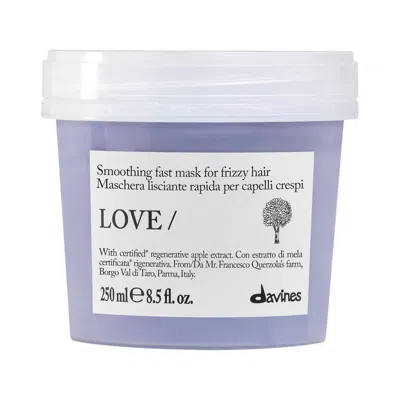Davines Love Smoothing Instant Hair Mask For Frizzy Hair 8.5 Fl Oz/250 ml In Transparent