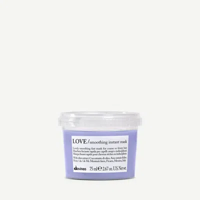 Davines Love Smoothing Instant Mask Set In Transparent