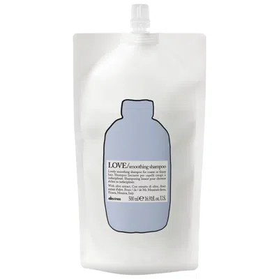 Davines Love Smoothing Shampoo For Frizzy Hair 16.91 oz/ 500 ml In White
