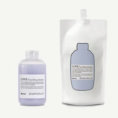 Davines Love Smoothing Shampoo Refill Duo In White