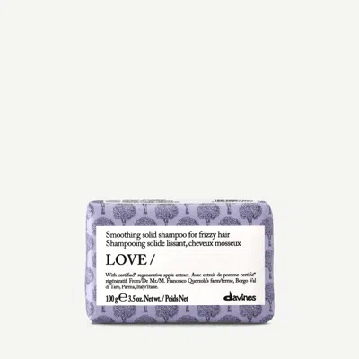 Davines Love Smoothing Solid Shampoo Essential Haircare In Transparent