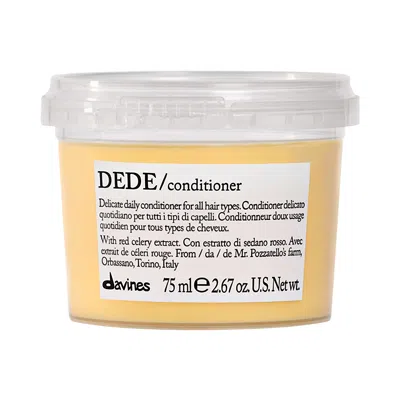 Davines Mini Dede Delicate Daily Conditioner 2.67 oz/ 75 ml In White