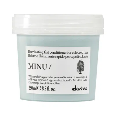 Davines Minu Conditioner For Colored Hair 8.5 Fl Oz/250 ml In Transparent