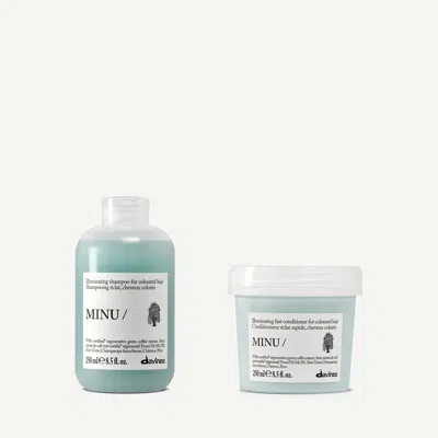 Davines Minu Duo Set In Green