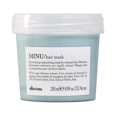 Davines Minu Hair Mask For Colored Hair 8.89 oz / 250 ml In White