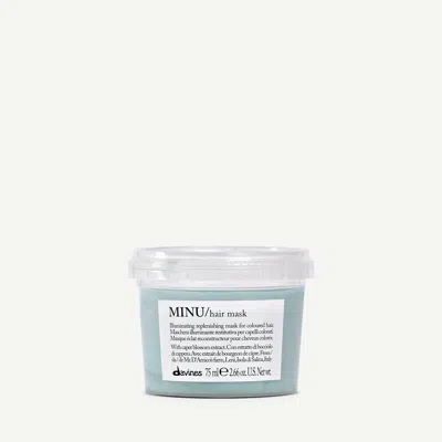 Davines Minu Hair Mask Set In Transparent
