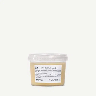 Davines Nounou Hair Mask Set In Transparent