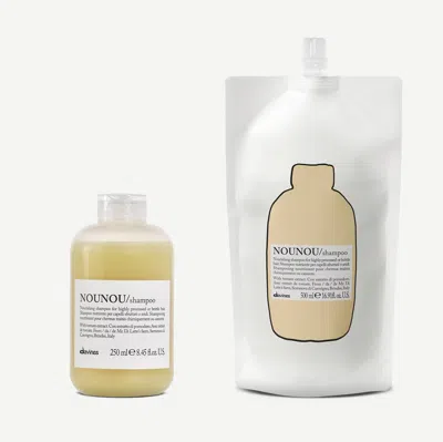 Davines Nounou Shampoo Refill Duo In White