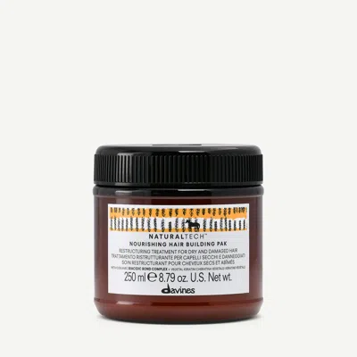 Davines Nourishing Hair Building Pak Naturaltech In Transparent