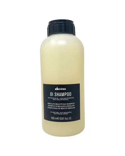Davines Unisex 33.8oz Oi Absolute Beautifying Shampoo In Brown
