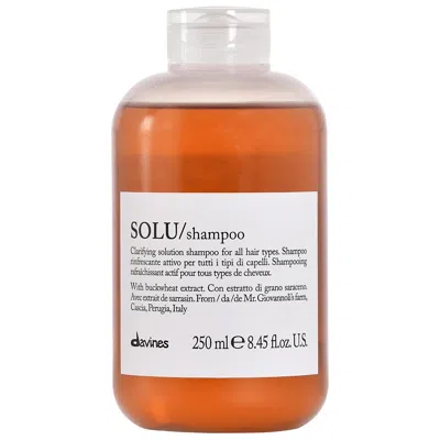 Davines Solu Clarifying Shampoo 8.45 oz/ 250 ml In White