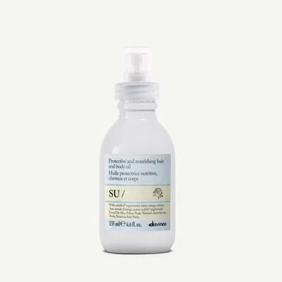Davines Su Hair & Body Oil In Transparent