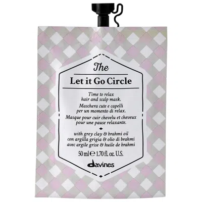 Davines The Let It Go Circle Hair Mask For Relaxation & Hydration 1.69 oz/ 50 ml In White