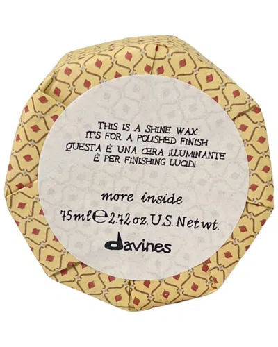 Davines Unisex 2.64oz More Inside This Is A Shine Wax In Neutral