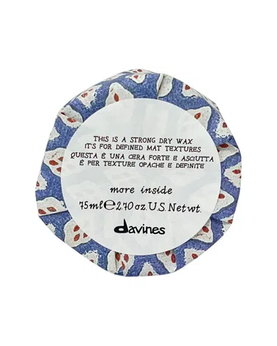 Davines Unisex 2.69oz This Is A Strong Dry Wax In Transparent