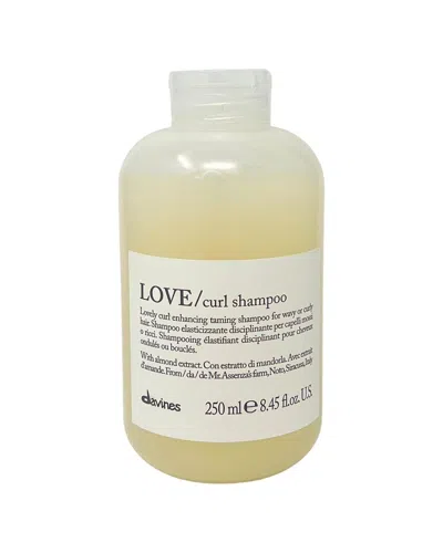 Davines Unisex 8.45oz Love Curl Enhancing Shampoo In Transparent