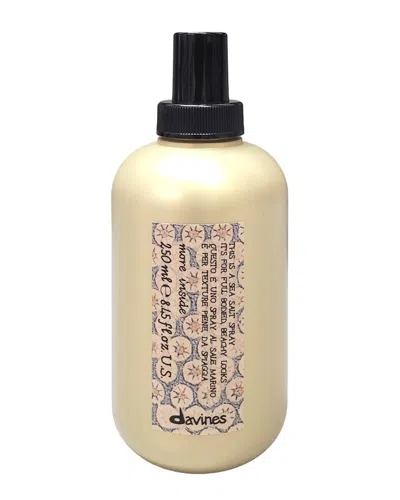 Davines Unisex 8.45oz More Inside This Is A Sea Salt Spray In White
