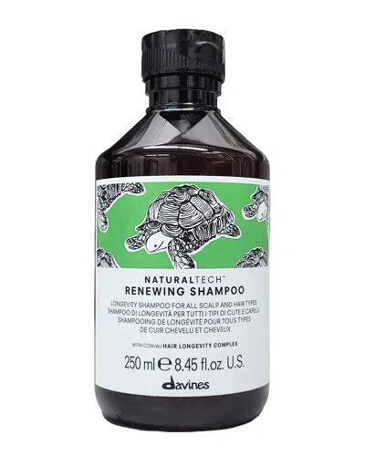 Davines Unisex 8.45oz Natural Tech Renewing Shampoo In Transparent