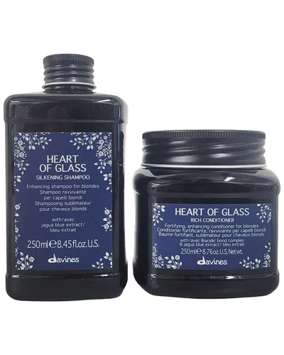 Davines Unisex Heart Of Glass Shampoo & Conditioner Duo In Black