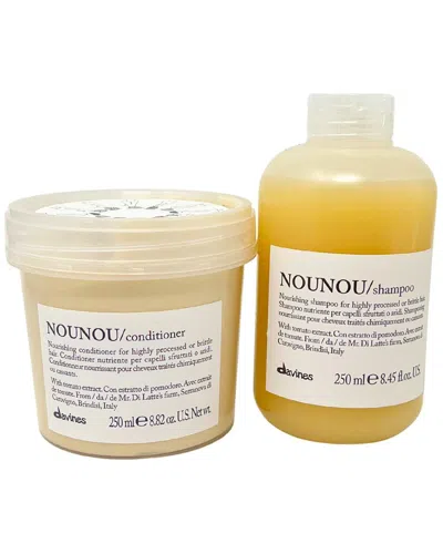 Davines Unisex Nounou Shampoo & Conditioner Set In Yellow