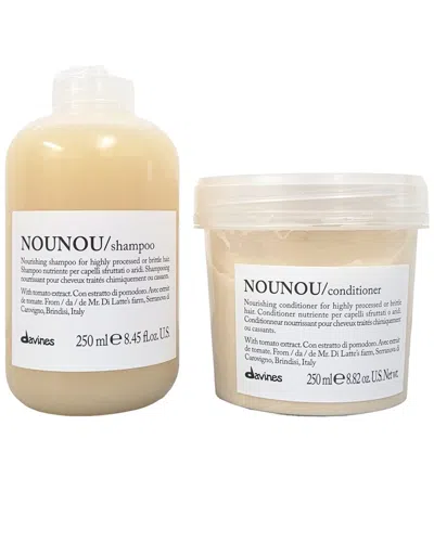 Davines Unisex Nounou Shampoo & Conditoner Set In Neutral