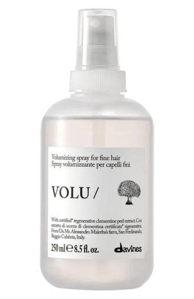 Davines Volu Hair Mist Essential Haircare In Transparent