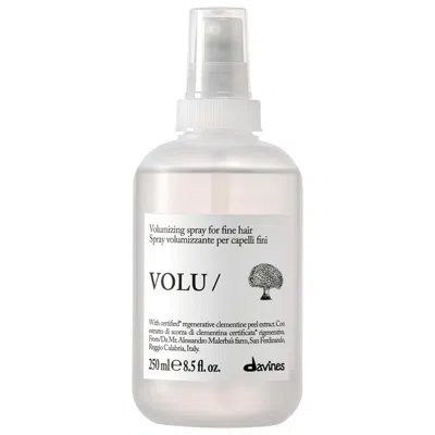 Davines Volu Volumizing Mist For Fine Hair 8.5 Fl Oz/250 ml In Transparent