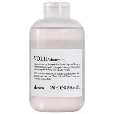 Davines Volu Volumizing Shampoo For Fine Hair 8.45 oz/ 250 ml In White
