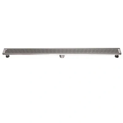 Dawn 47 Inch Long Stainless Steel Linear Floor Shower Drain In Polished Satin
