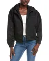 Dawn Levy Alba Short Rain Jacket In Black