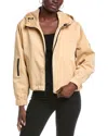 Dawn Levy Alba Short Rain Jacket In Neutral