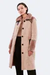 Dawn Levy Astrid - Suede Coat In Multi