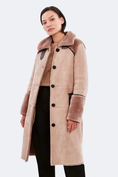 Dawn Levy Astrid - Suede Coat In Multi