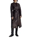 Dawn Levy Ophelia Coat In Chocolate