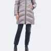 Dawn Levy Cloe Puffer Coat In Grey
