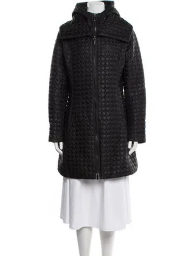 Pre-owned Dawn Levy Coat In Black