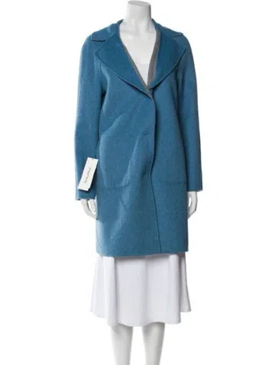 Pre-owned Dawn Levy Coat In Blue