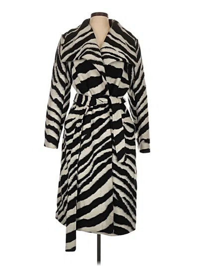 Pre-owned Dawn Levy Coat In Ivory