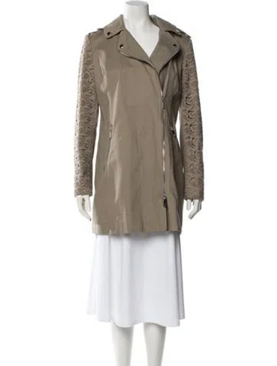 Pre-owned Dawn Levy Coat W/ Tags In Neutral