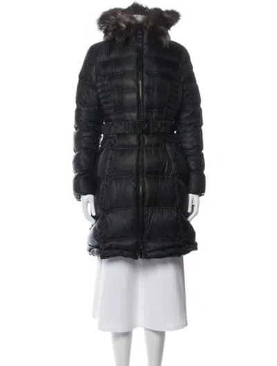 Pre-owned Dawn Levy Down Coat In Black