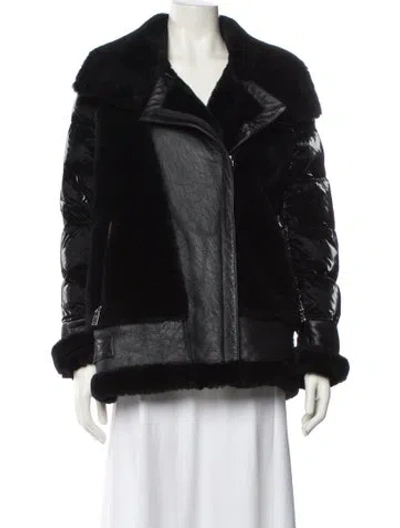 Pre-owned Dawn Levy Down Jacket In Black